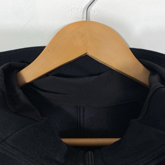 M3CBZS - Lululemon City Sweat Full Zip Athletic Stretch Hoodie Black men's Small - Picture 3 of 6